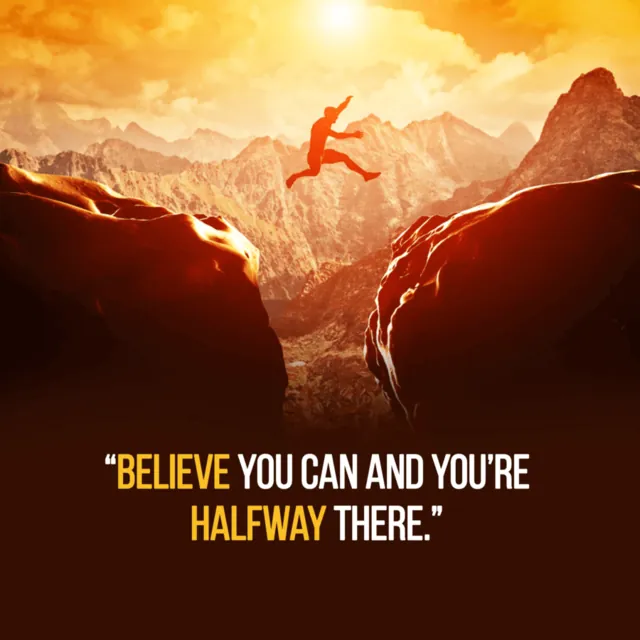 Motivation quote post template