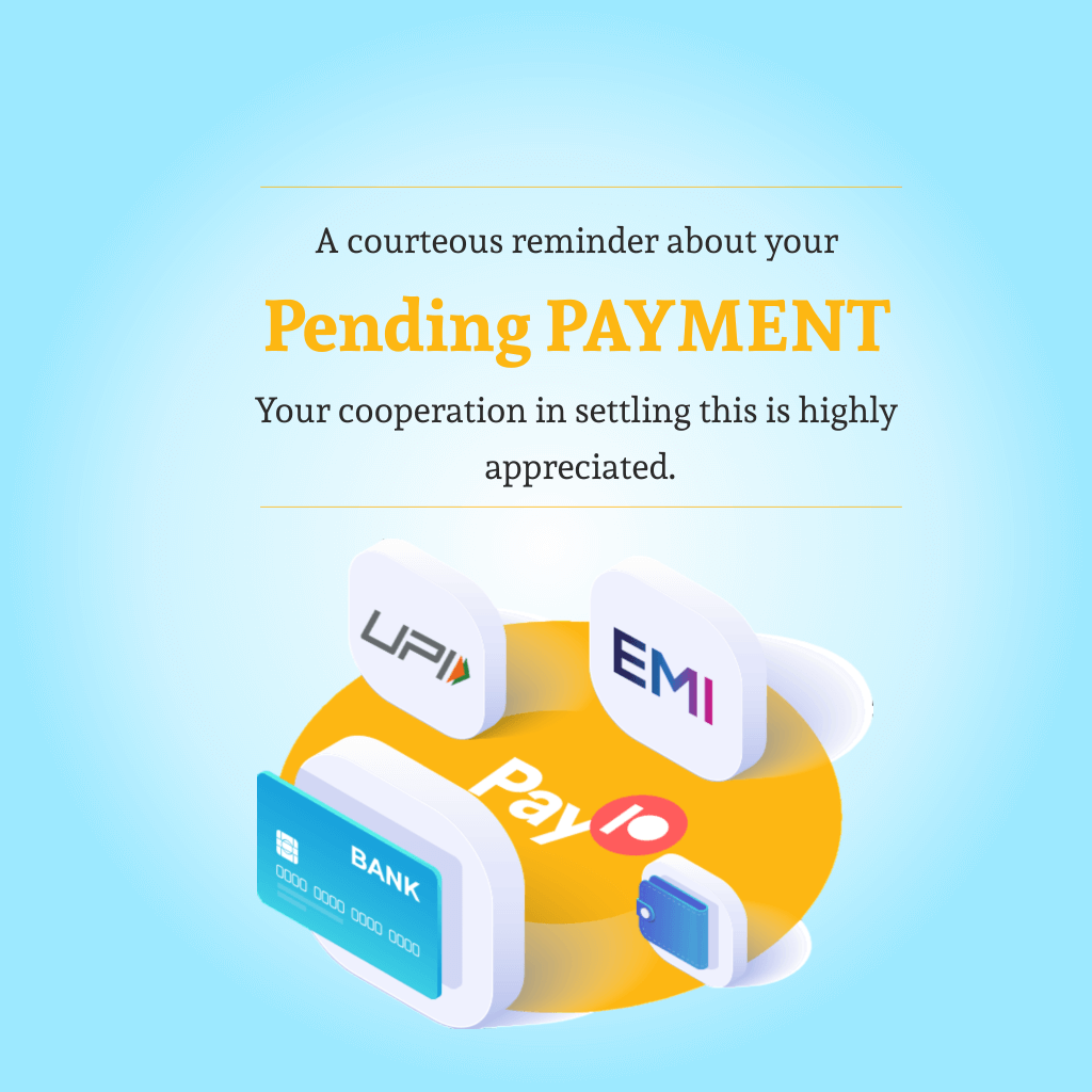 Payment due reminder post template