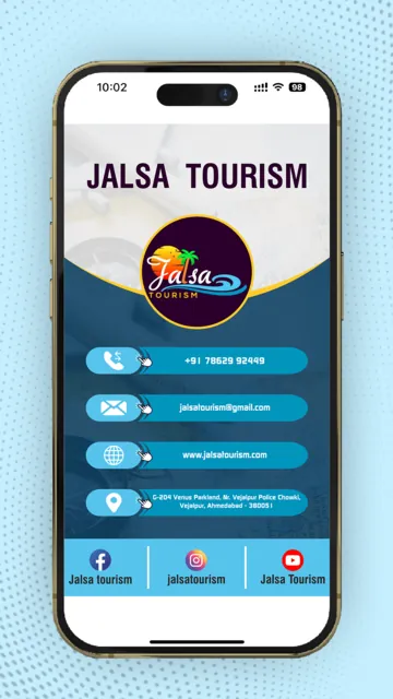Digital visiting card design template 2