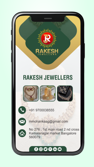 Digital visiting card design template 5