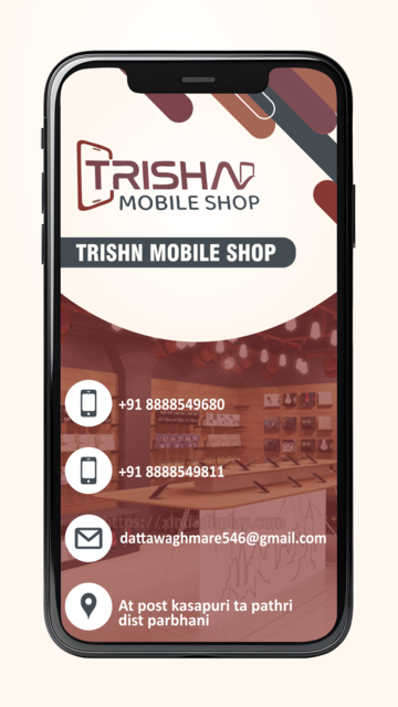 Digital visiting card design template 6