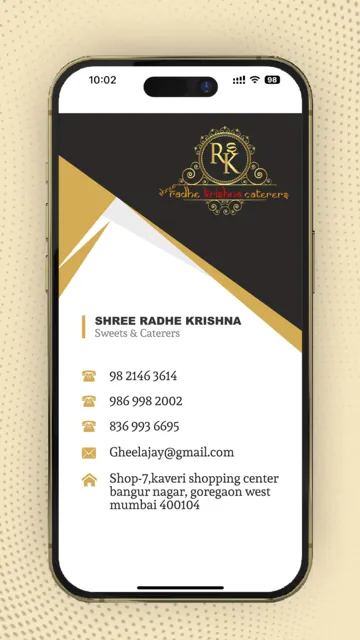 Digital visiting card design template 8